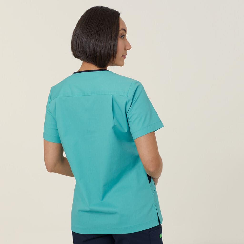 Next-gen Antibacterial Nightingale Scrub Top CATULL Metro Workwear.