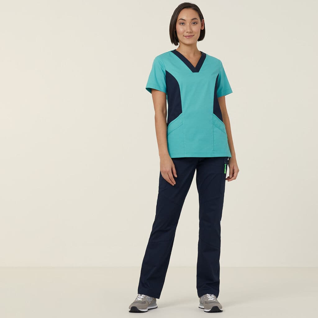 Next-gen Antibacterial Nightingale Scrub Top CATULL Metro Workwear.