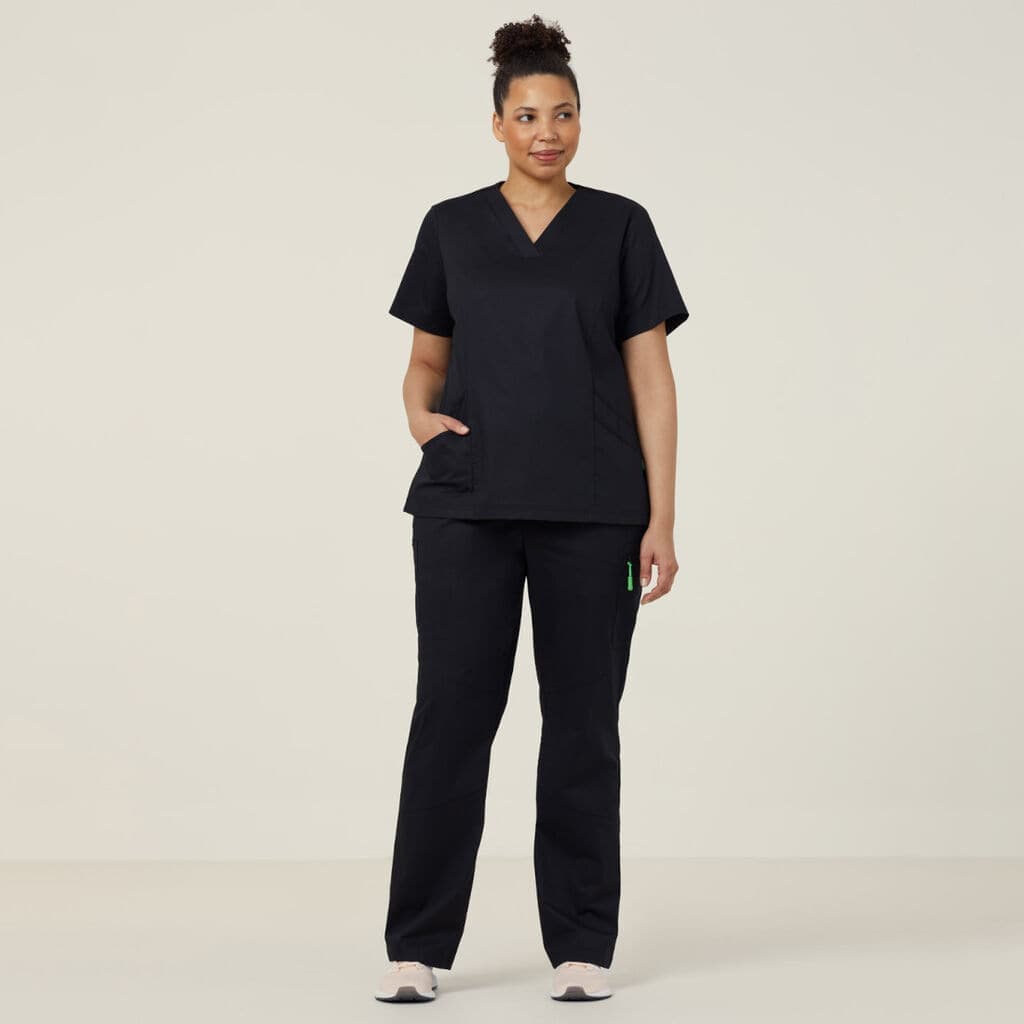 Next-gen Antibacterial Florence Scrub Top  CATULM Metro Workwear.