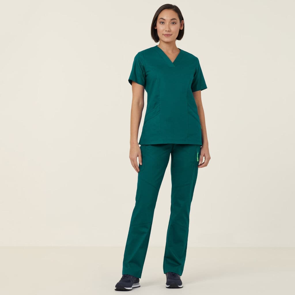 Next-gen Antibacterial Florence Scrub Top  CATULM Metro Workwear.