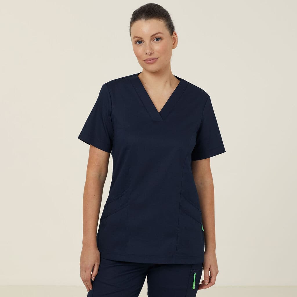 Next-gen Antibacterial Florence Scrub Top  CATULM Metro Workwear.