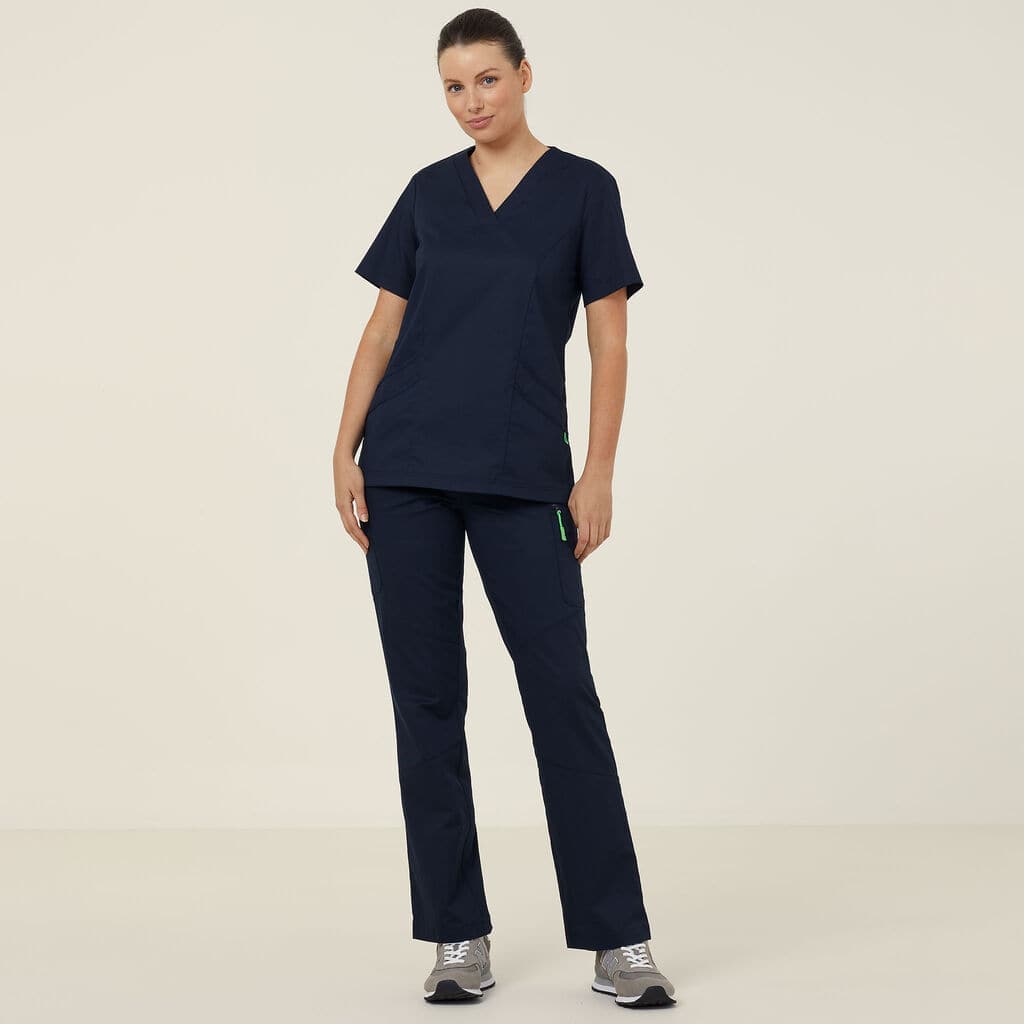 Next-gen Antibacterial Florence Scrub Top  CATULM Metro Workwear.