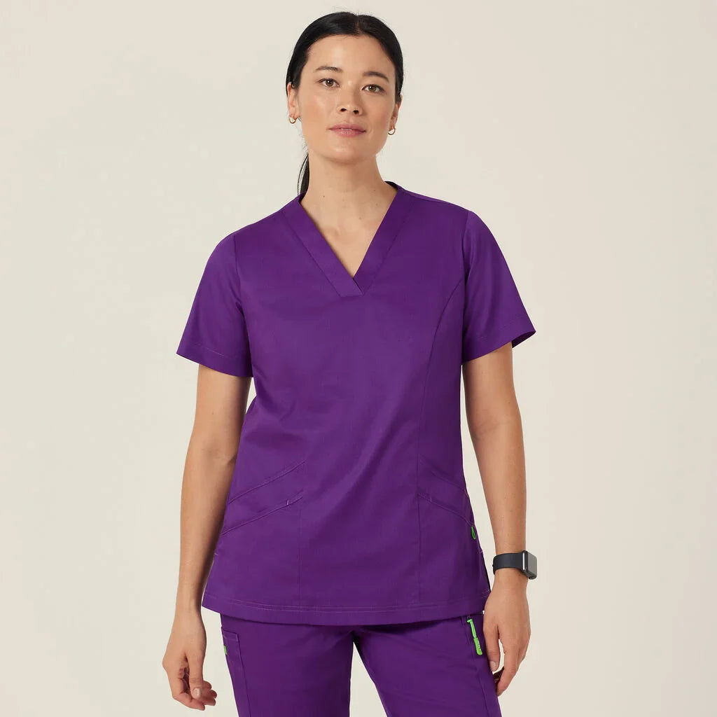 Next-gen Antibacterial Florence Scrub Top  CATULM Metro Workwear.