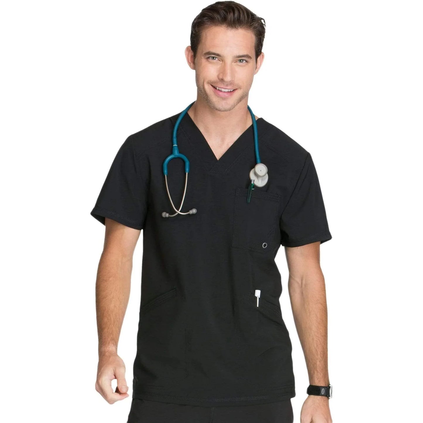 Cherokee Infinity Men's Scrub Top CK900A Metro Workwear.