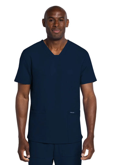 Cherokee Ultra Men's Elevation 2 Pocket Scrub Top CK784A Metro Workwear.