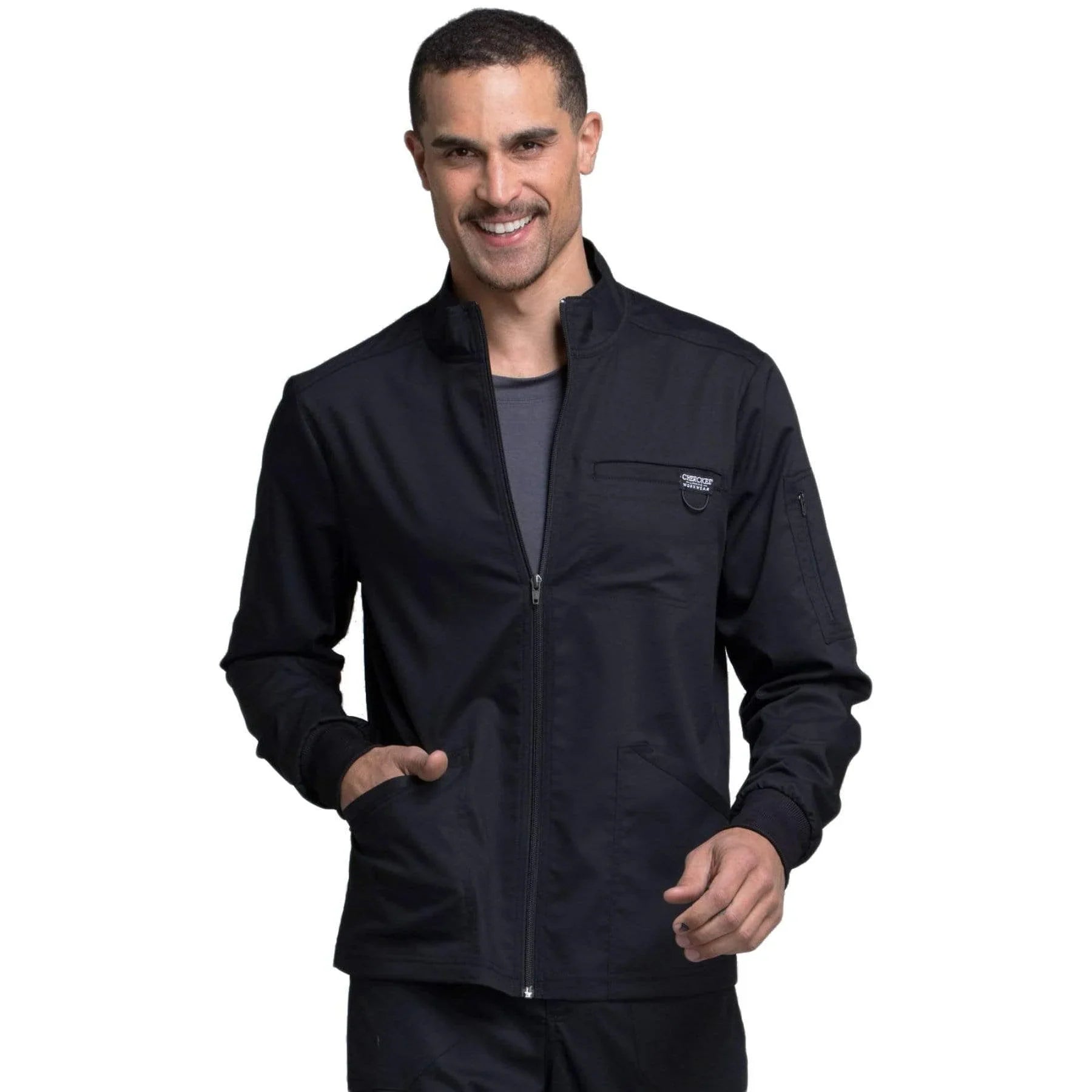 Cherokee Revolution Men's Scrub Jacket WW320 Metro Workwear.