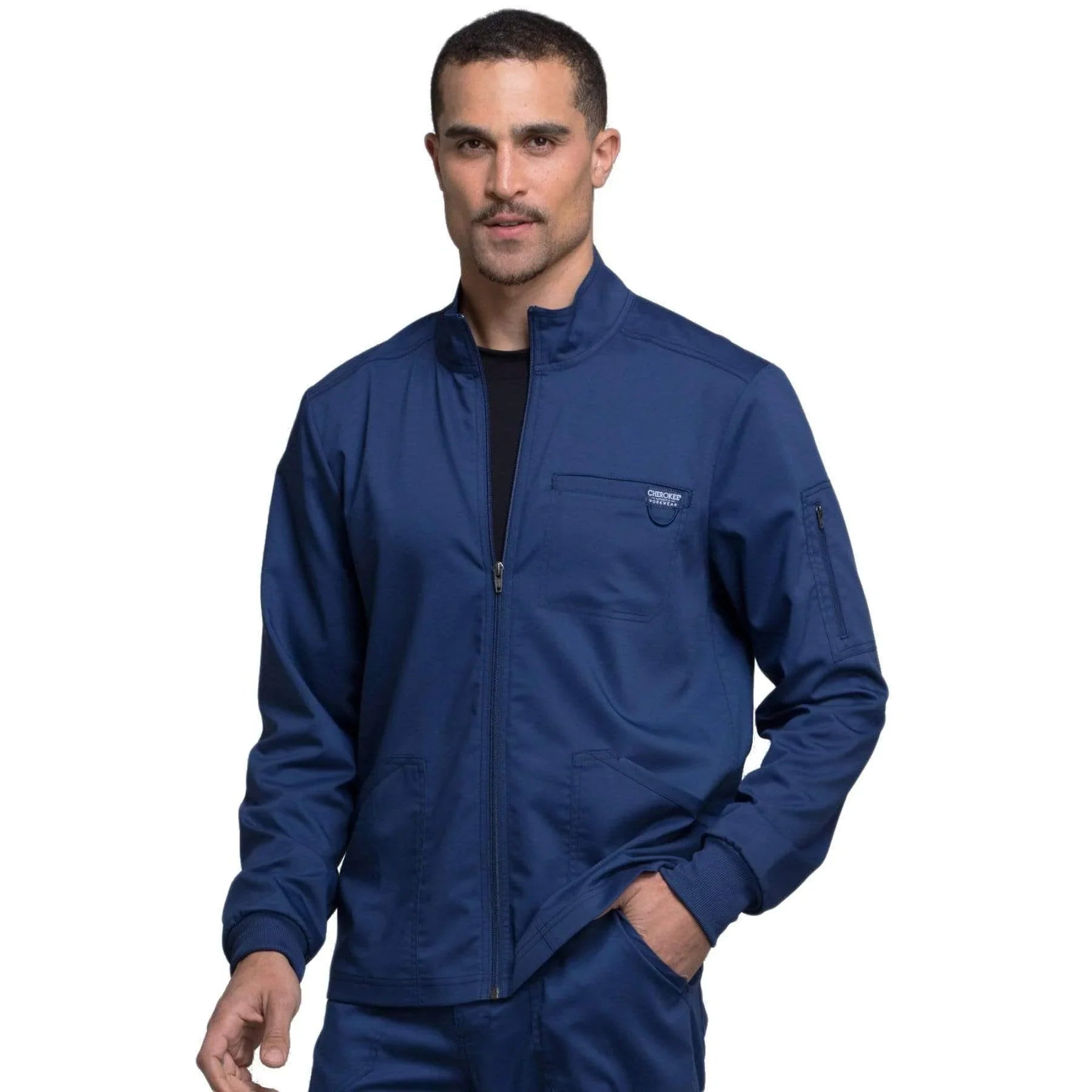 Cherokee Revolution Men's Scrub Jacket WW320 Metro Workwear.
