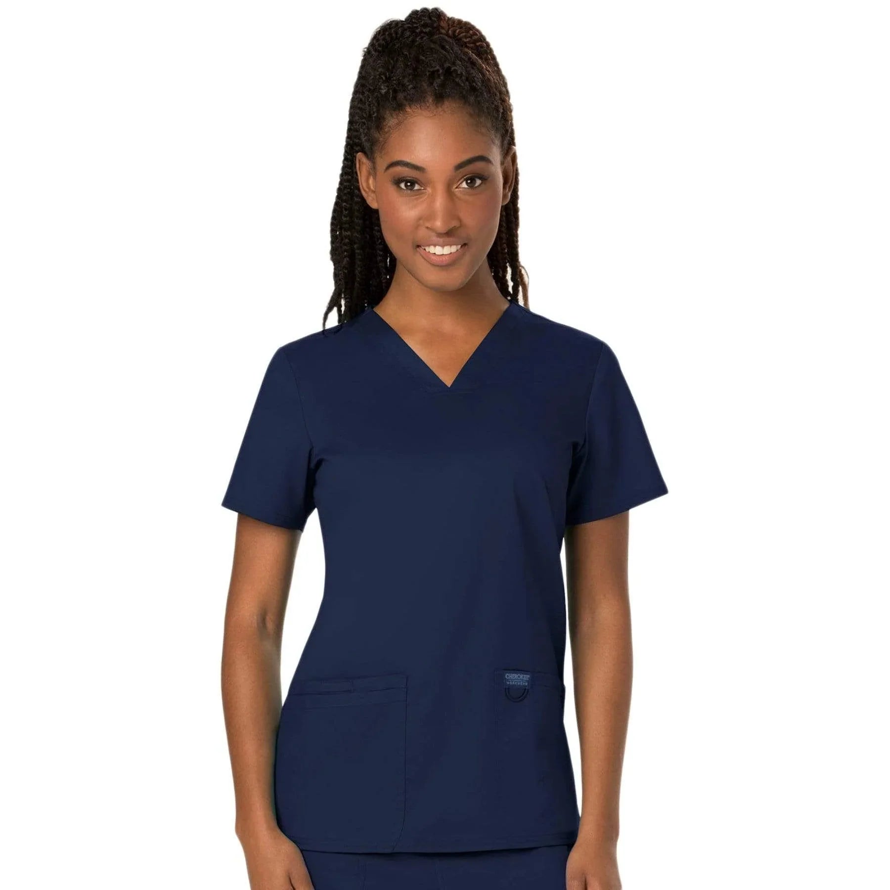 Cherokee Revolution Women's Scrub Top WW620 Metro Workwear.