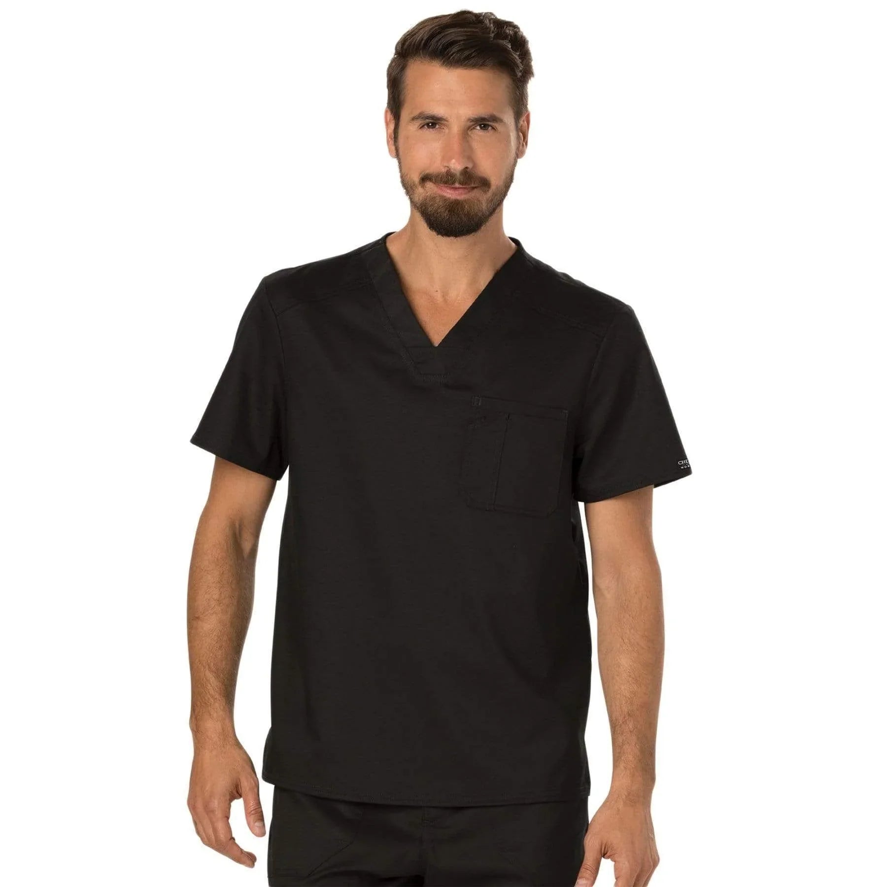 Cherokee Revolution Men's Scrub Top WW690 Metro Workwear.