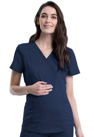 Cherokee Revolution Maternity Scrub Top WW688 Metro Workwear.