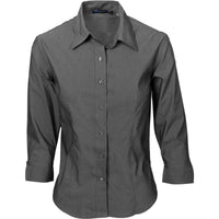 Dnc Workwear Ladies Premier Stretch Poplin 3/4 Sleeve Business Shirt - 4232 Metro Workwear.