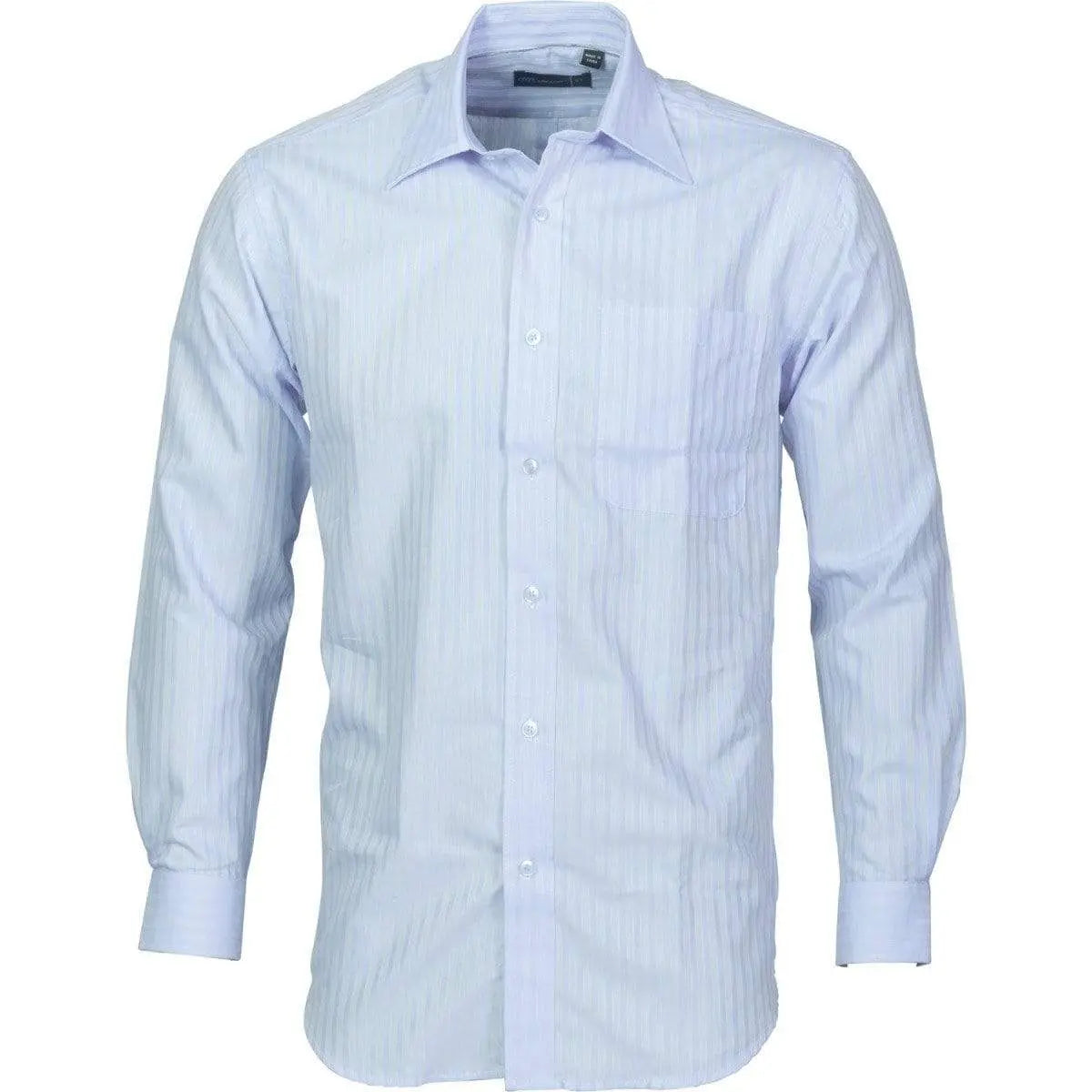 Dnc Workwear Men’s Tonal Stripe Long Sleeve Shirt - 4156 Metro Workwear.