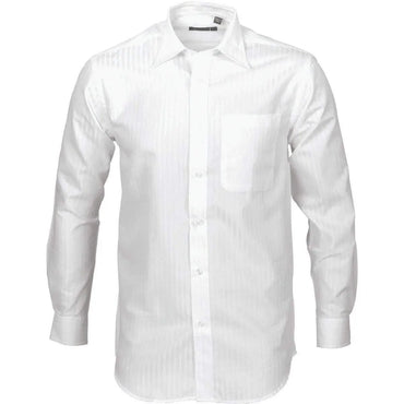Dnc Workwear Men’s Tonal Stripe Long Sleeve Shirt - 4156 Metro Workwear.