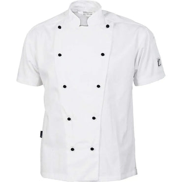 Dnc Workwear Cool-breeze Cotton Short Sleeve Chef Jacket - 1103