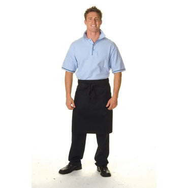 Dnc Workwear Cotton Drill Half Apron With Pocket - 2201 Metro Workwear.