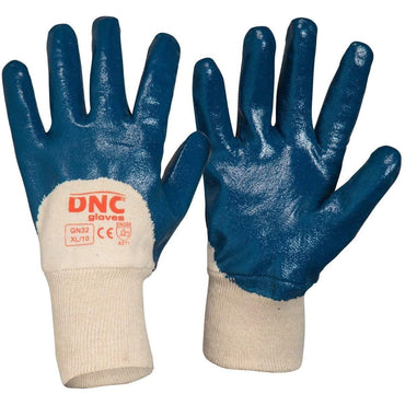 Dnc Workwear Blue Nitrile 3/4 Dip Glove x12 - Gn32