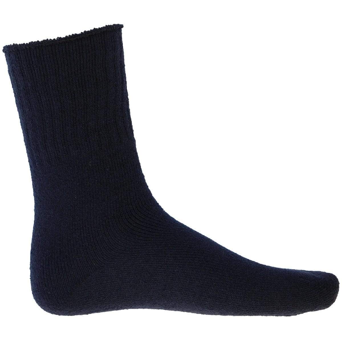 Dnc Workwear Acrylic 3 Pack Socks  - S122-Black-2-5 Metro Workwear.