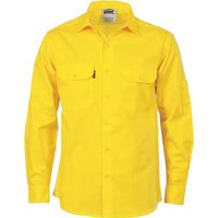 Dnc Workwear Cool-breeze Cotton Long Sleeve Work Shirt - 3208 Metro Workwear.
