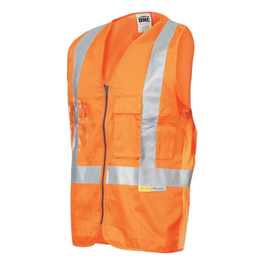 Dnc Workwear Day/night Cross Back Cotton Safety Vest - 3810 Metro Workwear.