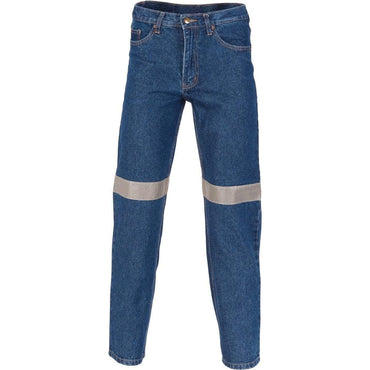 Dnc Workwear Denim Jeans With Csr Reflective Tape - 3327 Metro Workwear.