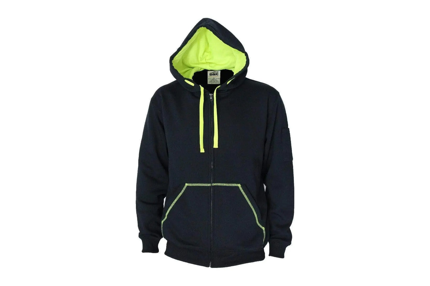 Dnc Workwear Full Zip Super Brushed Fleece Hoodie - 5424 Metro Workwear.