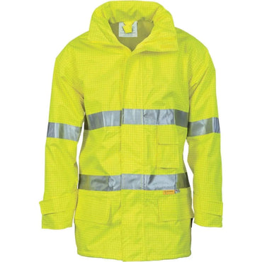 Dnc Workwear Hi-vis Breathable Anti-static Jacket With 3m Reflective Tape - 3875 Metro Workwear.