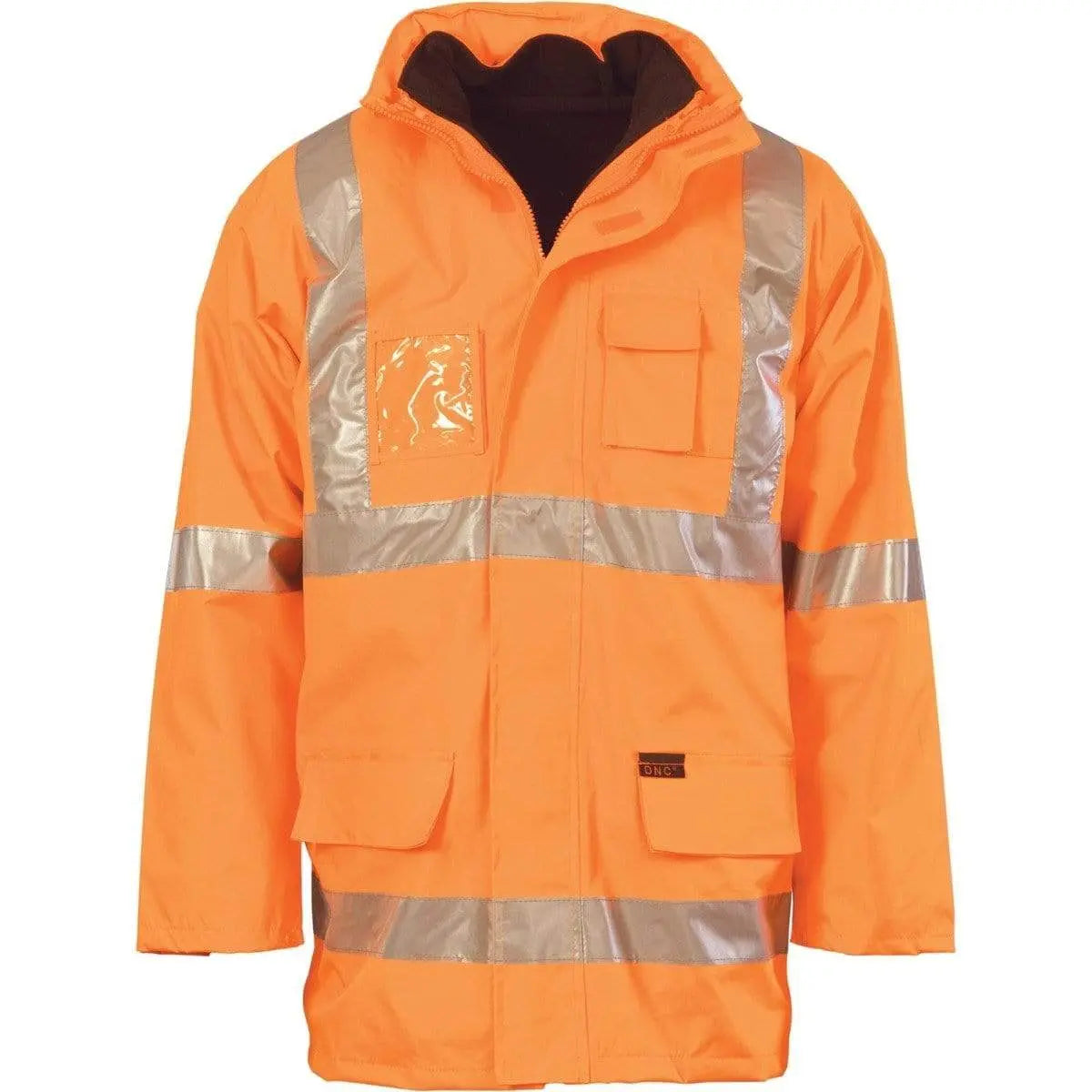 Dnc Workwear Hi-vis Cross-back D/n 6-in-1 Jacket - 3999 Metro Workwear.