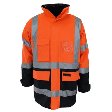 Dnc Workwear Hi-vis "H" Pattern 2t Bio-motion Tape 6-in-1 Jacket - 3964 Metro Workwear.