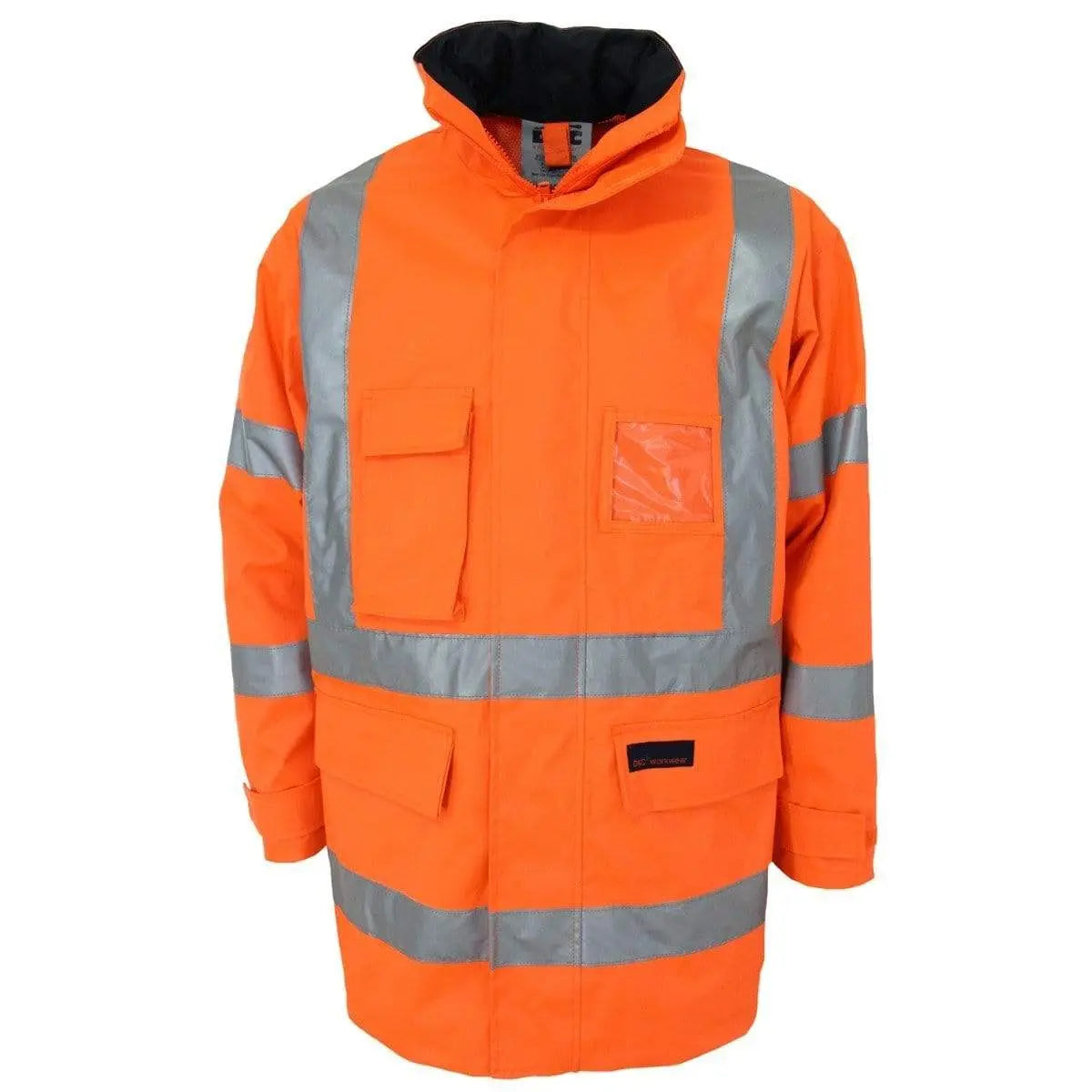 Dnc Workwear Hi-vis “h” Pattern Bio-motion Tape Jacket - 3961 Metro Workwear.