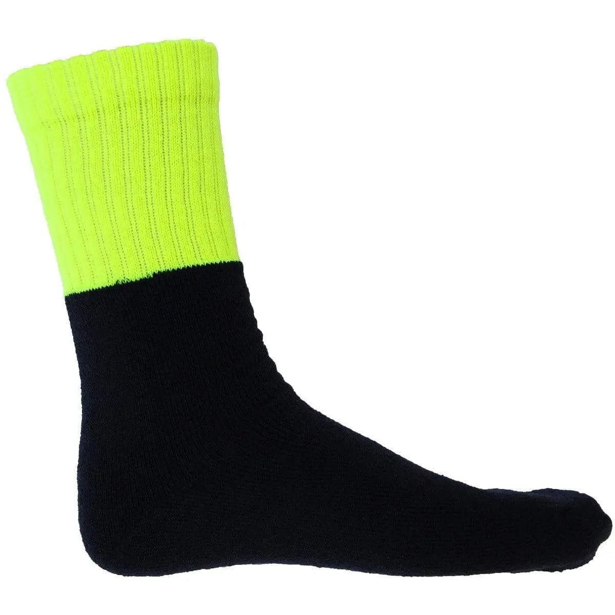 Dnc Workwear Hi-vis Two-tone Acrylic 3 Pack Work Socks - S123 Metro Workwear.