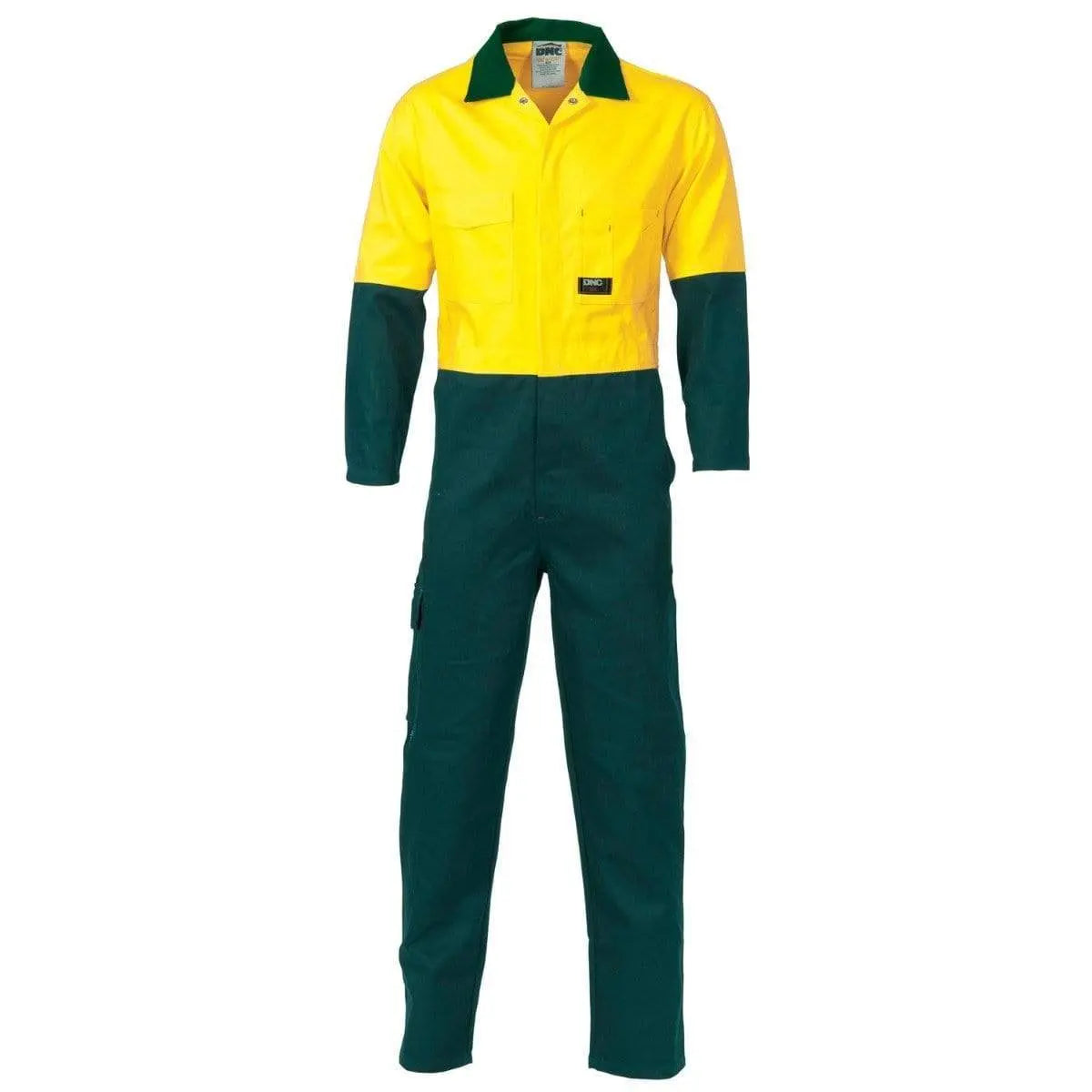 Dnc Workwear Hi-vis Two-tone Cotton Coverall - 3851 Metro Workwear.
