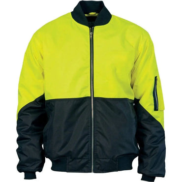 DNC WORKWEAR Hi-Vis Two Tone Flying Jacket 3861 Metro Workwear.