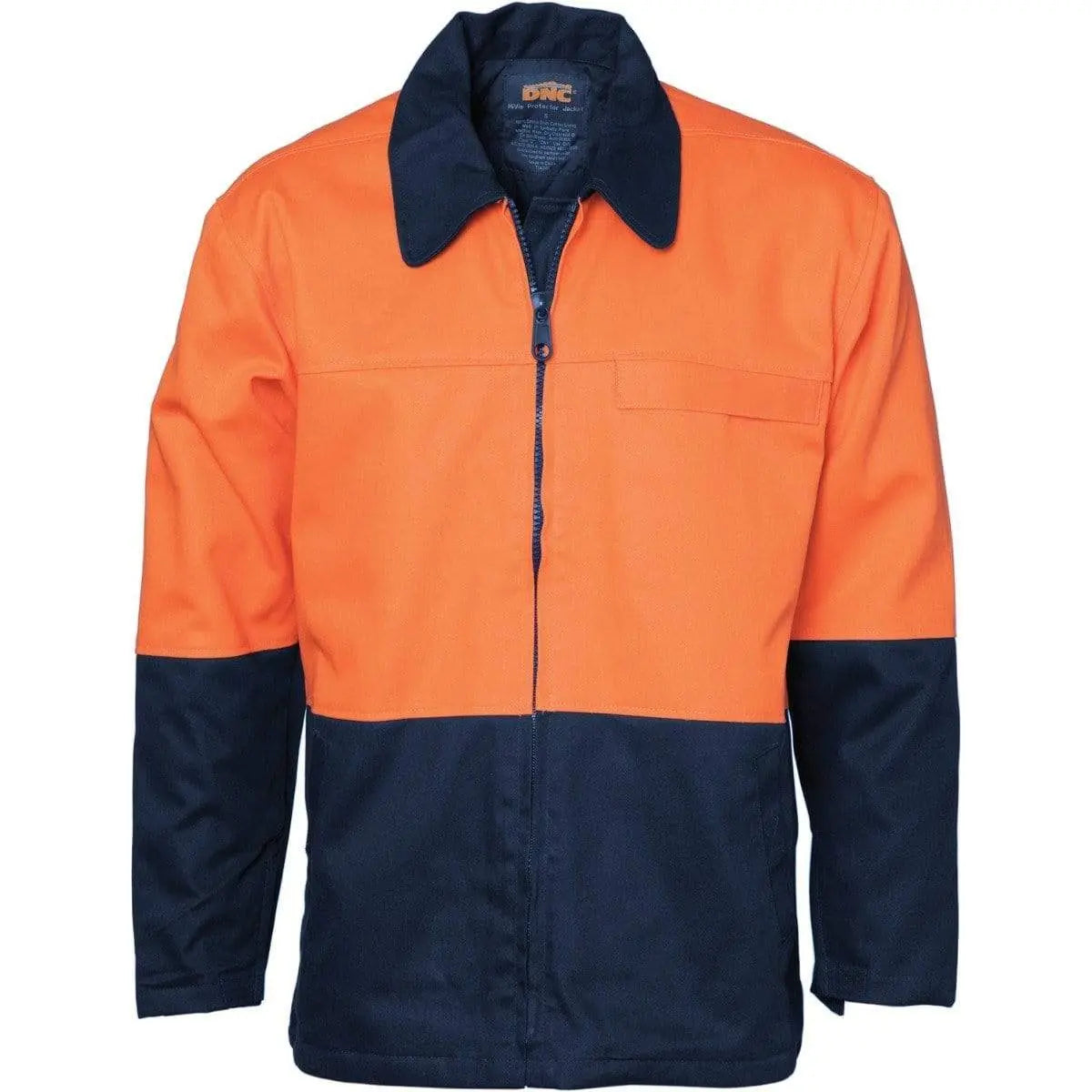 Dnc Workwear Hi-vis Two-tone Protector Drill Jacket - 3868 Metro Workwear.