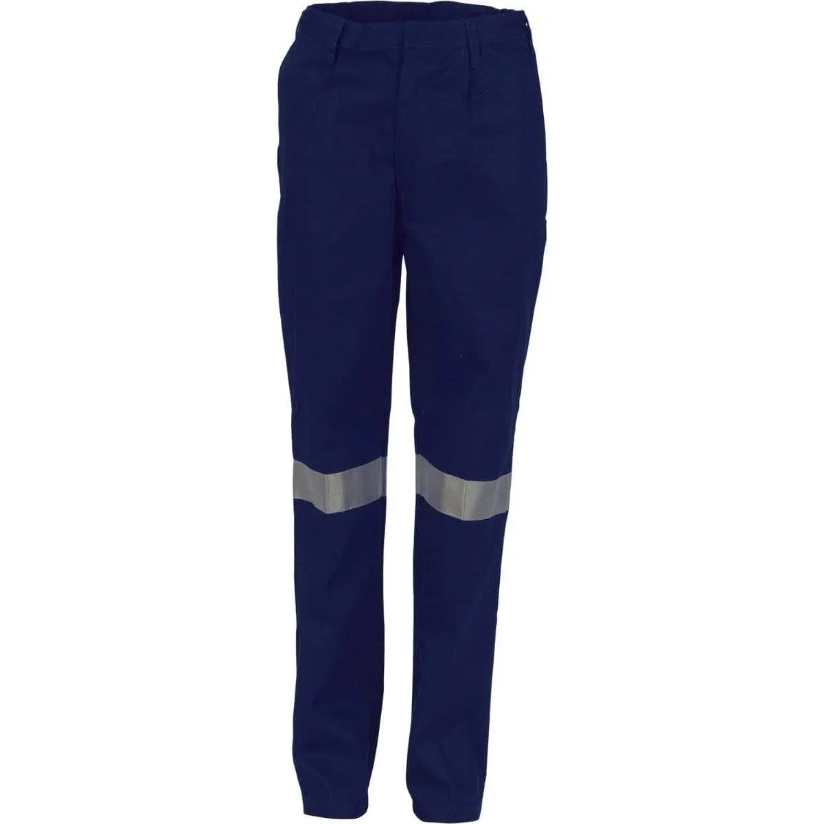 Dnc Workwear Ladies Cotton Drill Pants With 3m Reflective Tape - 3328 Metro Workwear.