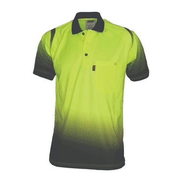 Dnc Workwear Ocean Hi Vis Sublimated Polo - 3568 Metro Workwear.