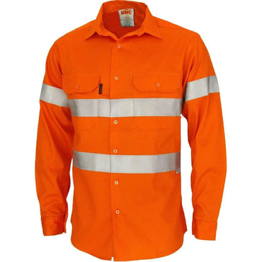 Dnc Workwear Patron Saint Flame Retardant Arc Rated Long Sleeve Taped Shirt With 3m Fr Tape - 3405 Metro Workwear.