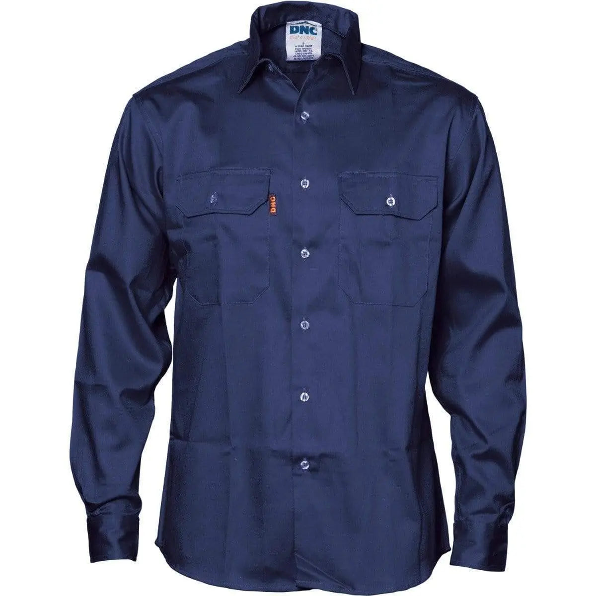 Dnc Workwear Patron Saint Flame Retardant Long Sleeve Drill Shirt - 3402 Metro Workwear.