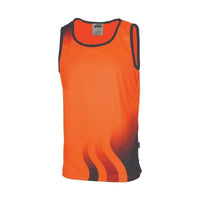 Dnc Workwear Wave Hi-vis Sublimated Singlet - 3561 Metro Workwear.