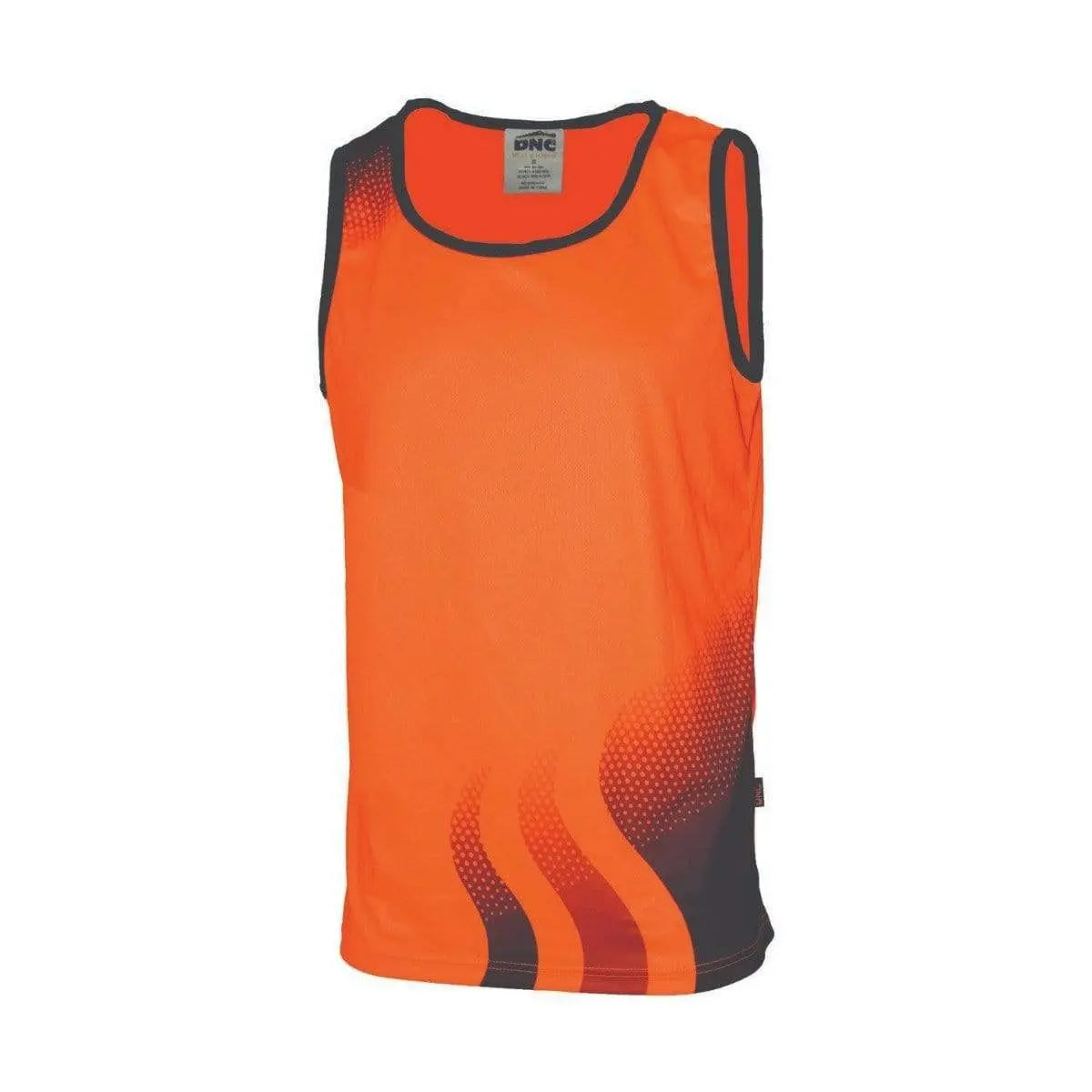 Dnc Workwear Wave Hi-vis Sublimated Singlet - 3561 Metro Workwear.