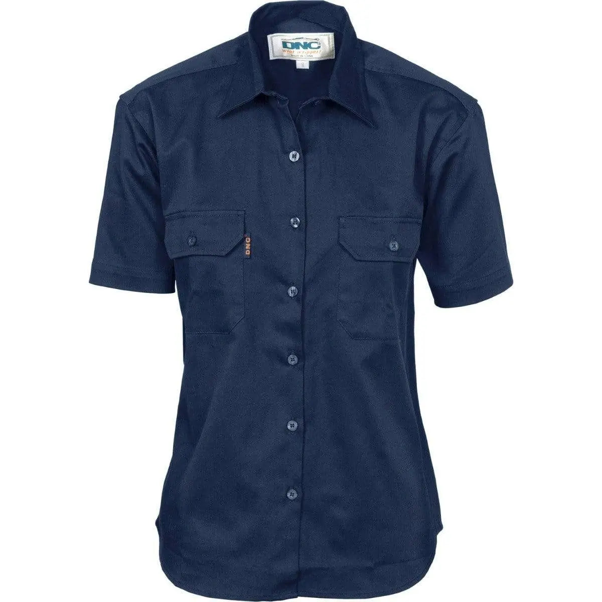 Dnc Workwear Women’s Cotton Drill Work Shirt 3231 Metro Workwear.