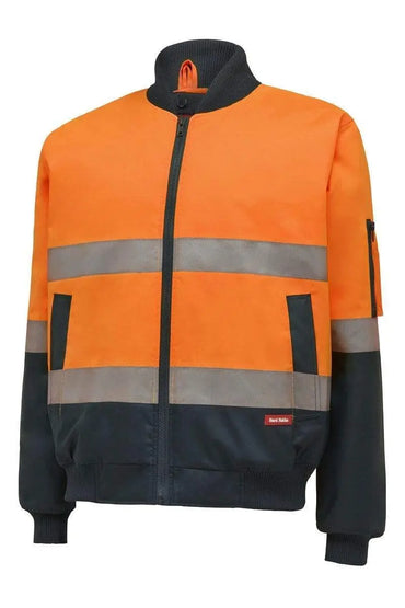 Hard Yakka Two Tone Taped Bomber Jacket Y06675 Metro Workwear.