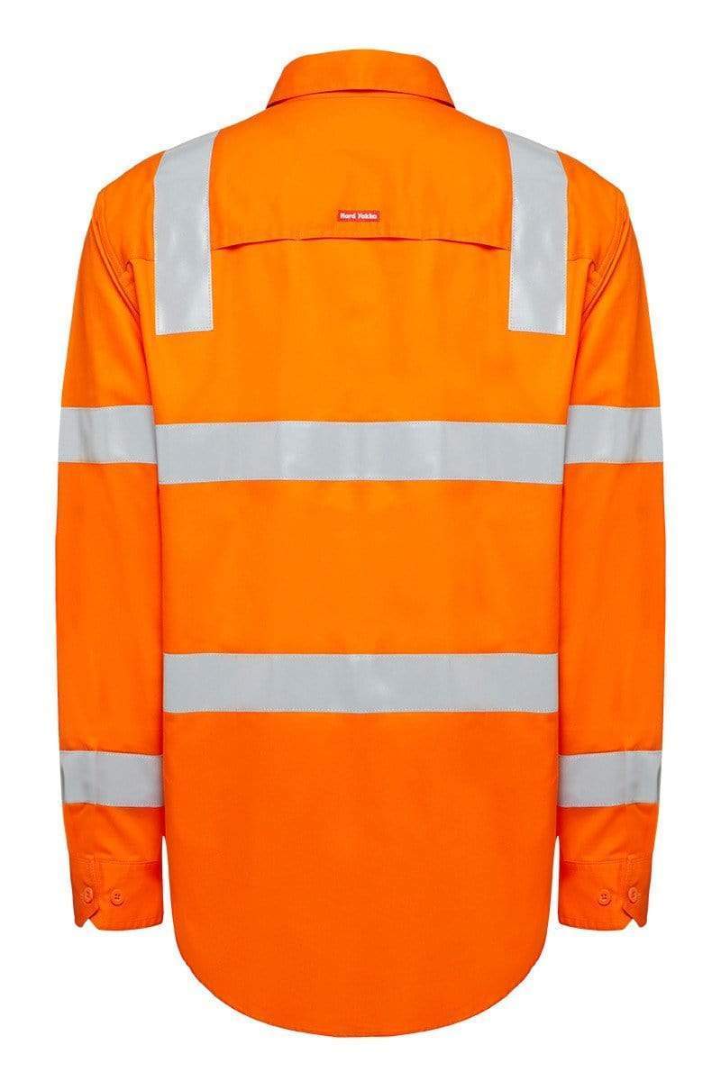 Hard Yakka Biomotion Taped Hi Vis Vic Rail Shirt Y04265 Metro Workwear.