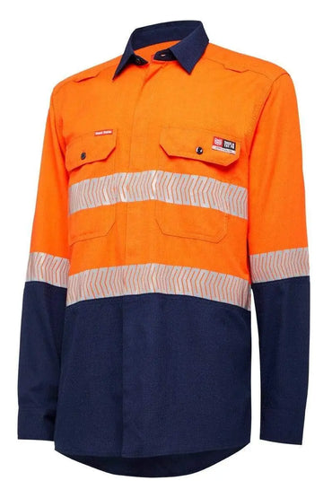 Hard Yakka Shieldtec Lenzing FR Hi Vis Shirt Y04370 Metro Workwear.