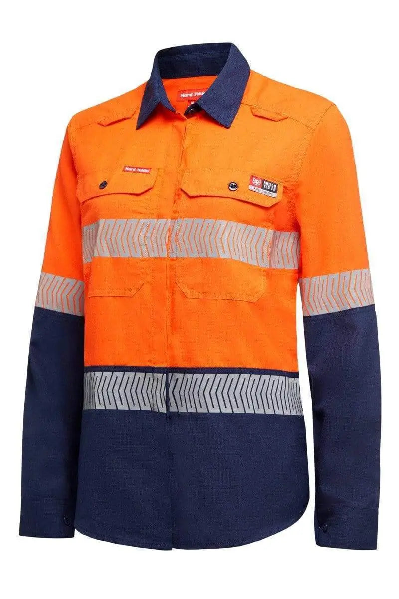 Hard Yakka Women's Fire Retardant Shieldtec Lenzing Shirt Y08330 Metro Workwear.