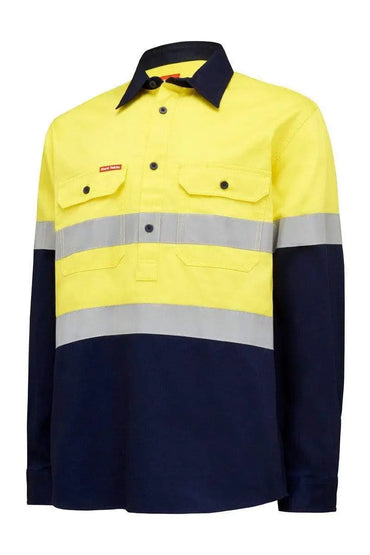 Hard Yakka Hi Vis Reflective Work Shirt Y04615 Metro Workwear.