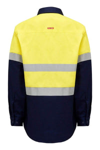 Hard Yakka Hi Vis Reflective Work Shirt Y04615 Metro Workwear.