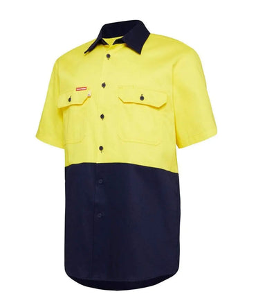 Hard Yakka Short Sleeve Hi Vis Shirt Y04620 Metro Workwear.