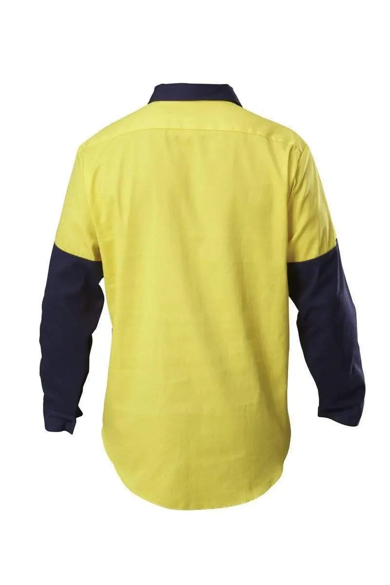 Hard Yakka Two Tone Vented Hi Vis Shirt Y07984 Metro Workwear.