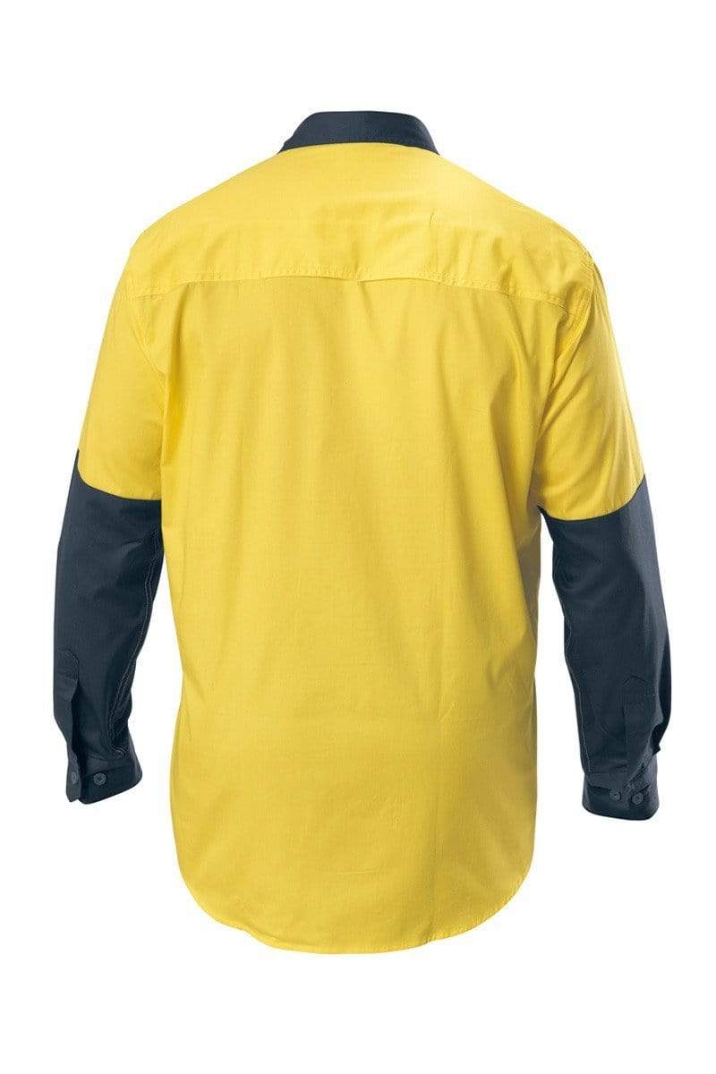 Hard Yakka Koolgear Hi-visibility Cotton Ventilated Shirt Y07558 Metro Workwear.