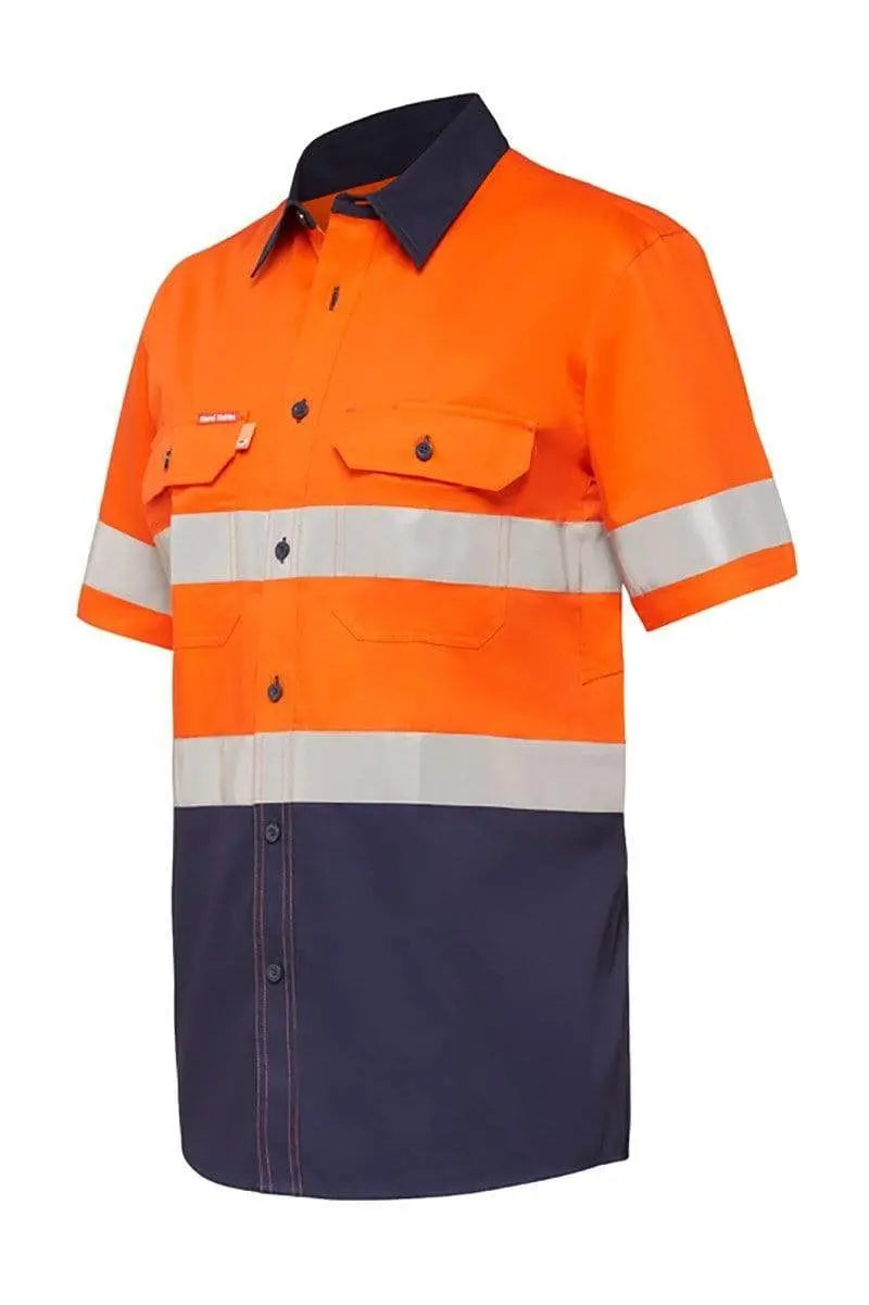 Hard Yakka Vented Taped Hi Vis Shirt Y07735 Metro Workwear.